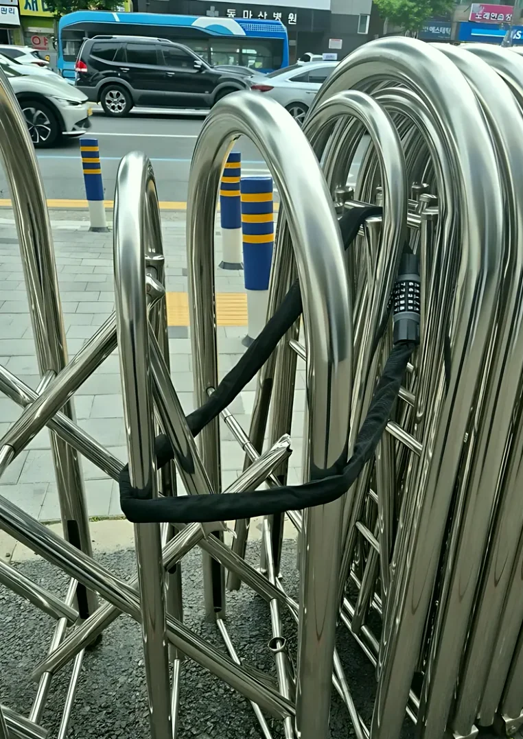 업성동 자바라 용접 시공 사진 2