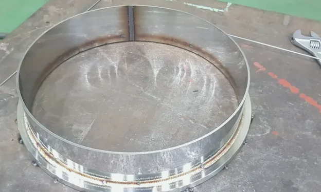 현장 산업기계 용접 시공 사진 1