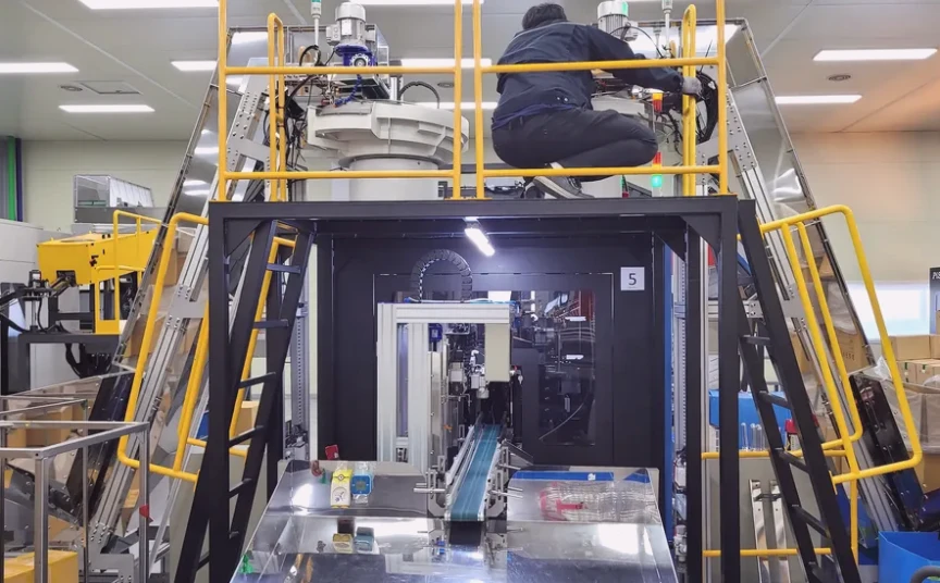 현장 산업기계 용접 시공 사진 1
