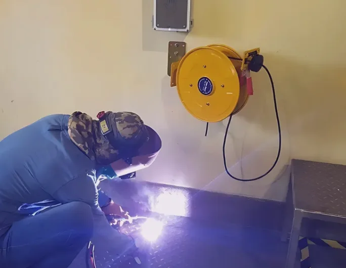 현장 클린설비 위생 식품 배관용접 시공 사진 1