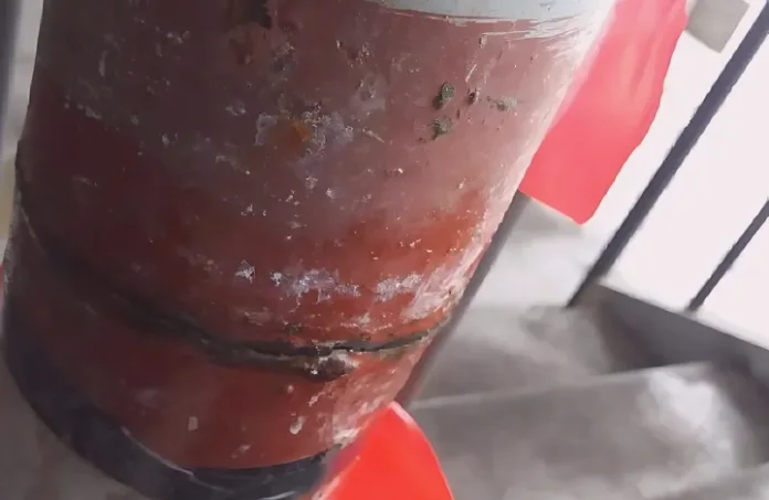 현장 소방 스프링클러 배관용접 시공 사진 1