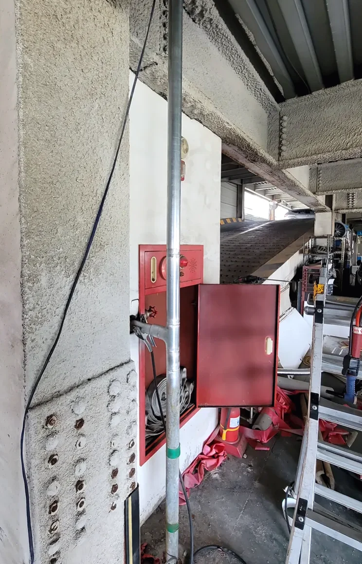 현장 소방 스프링클러 배관용접 시공 사진 2