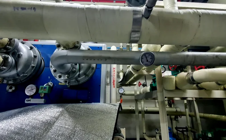 현장 열교환기 배관용접 시공 사진 3
