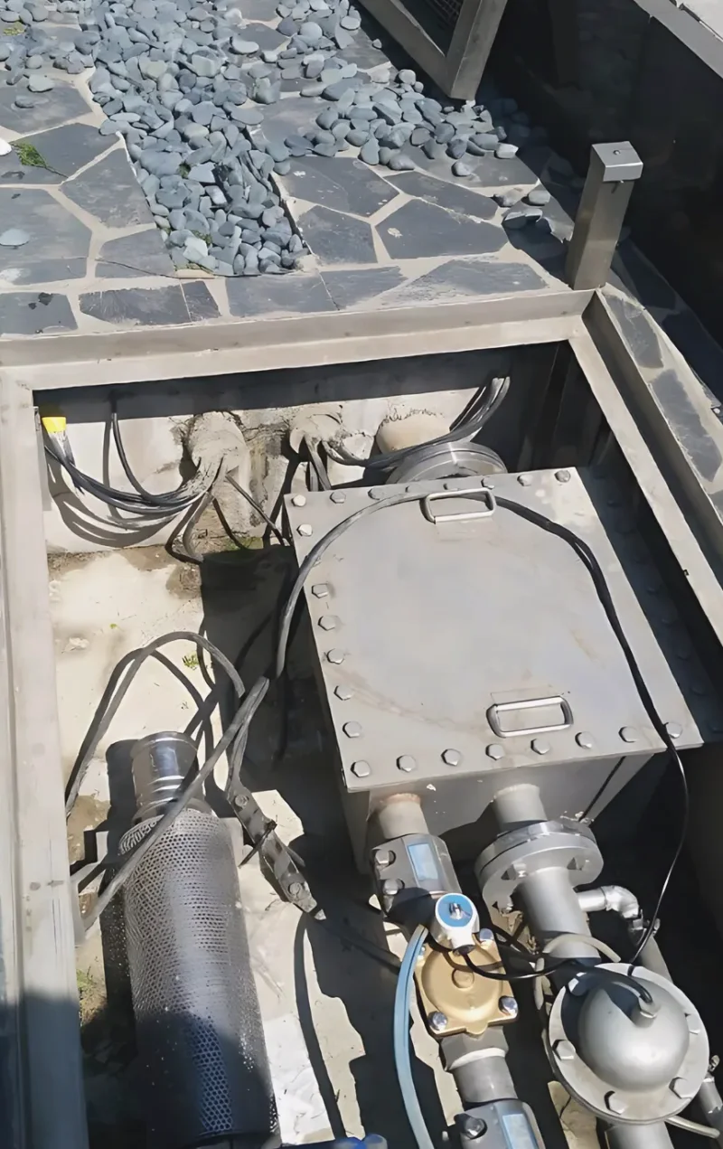 보은군 수영장 분수 배관용접 시공 사진 4
