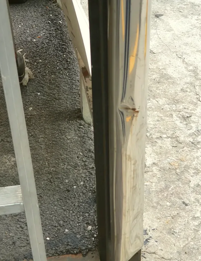 현장 우수관 외벽배관 용접 시공 사진 1