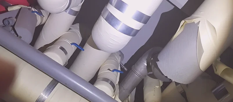제천시 급수 냉수 냉각수 배관용접 시공 사진 4