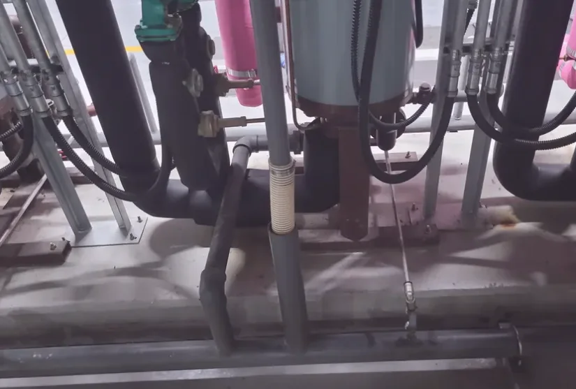 현장 급수 냉수 냉각수 배관용접 시공 사진 4