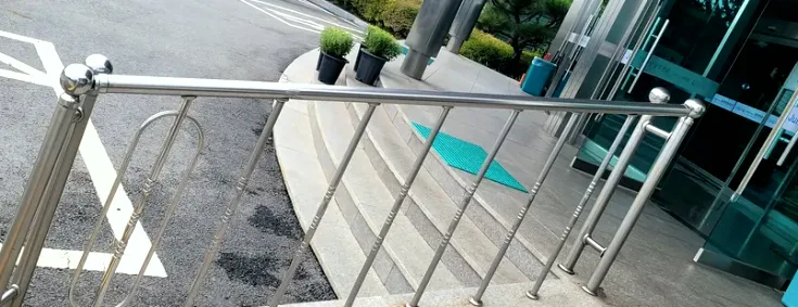 현장 장애인 난간용접 시공 사례