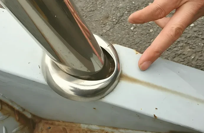 현장 일반 난간용접 시공 사진 4