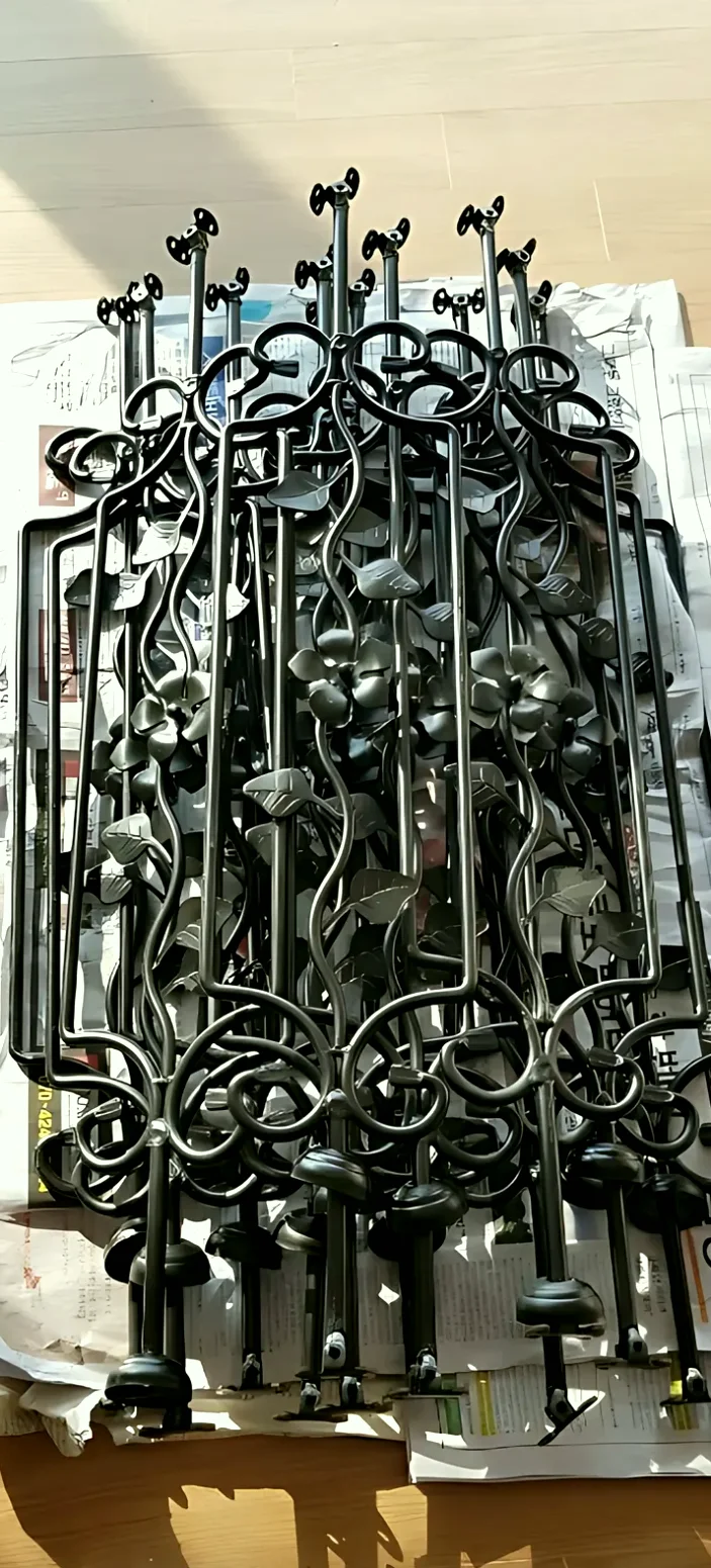 현장 주물휀스 난간용접 시공 사진 2