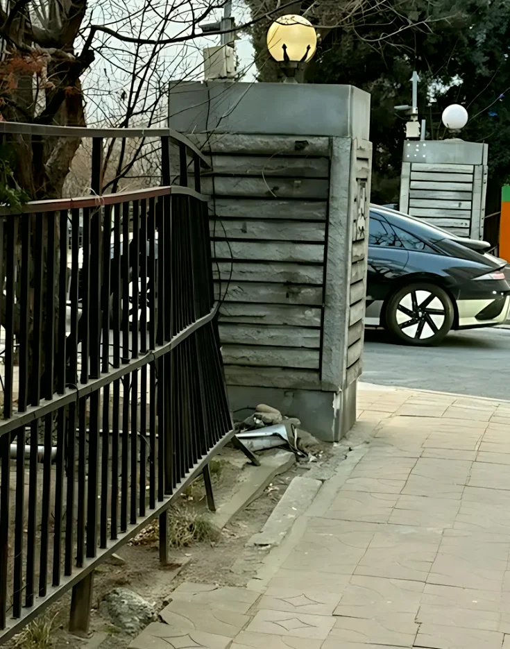 공주시 주물휀스 난간용접 시공 사진 1