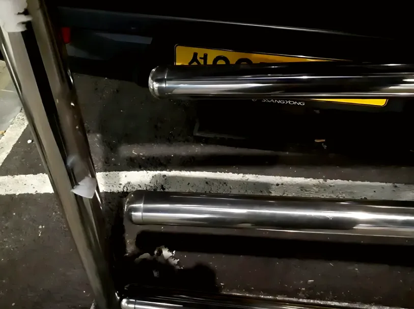 오송읍 주차장 난간용접 시공 사례