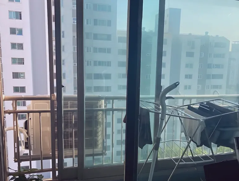 현장 베란다 난간용접 시공 사진 1