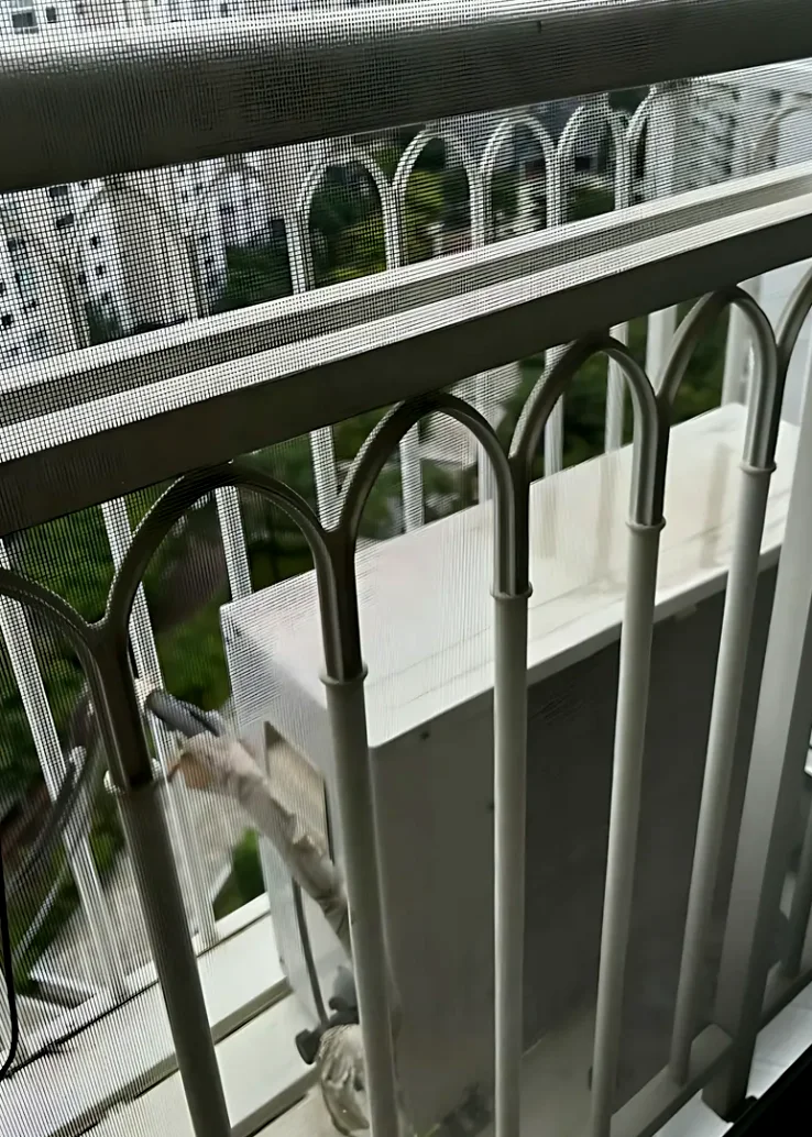 계룡시 베란다 난간용접 시공 사진 3