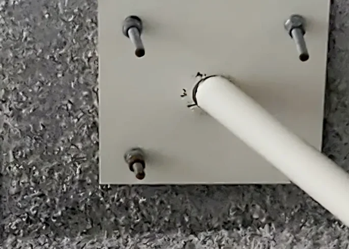 남곡동 안내판 간판 용접 시공 사진 4