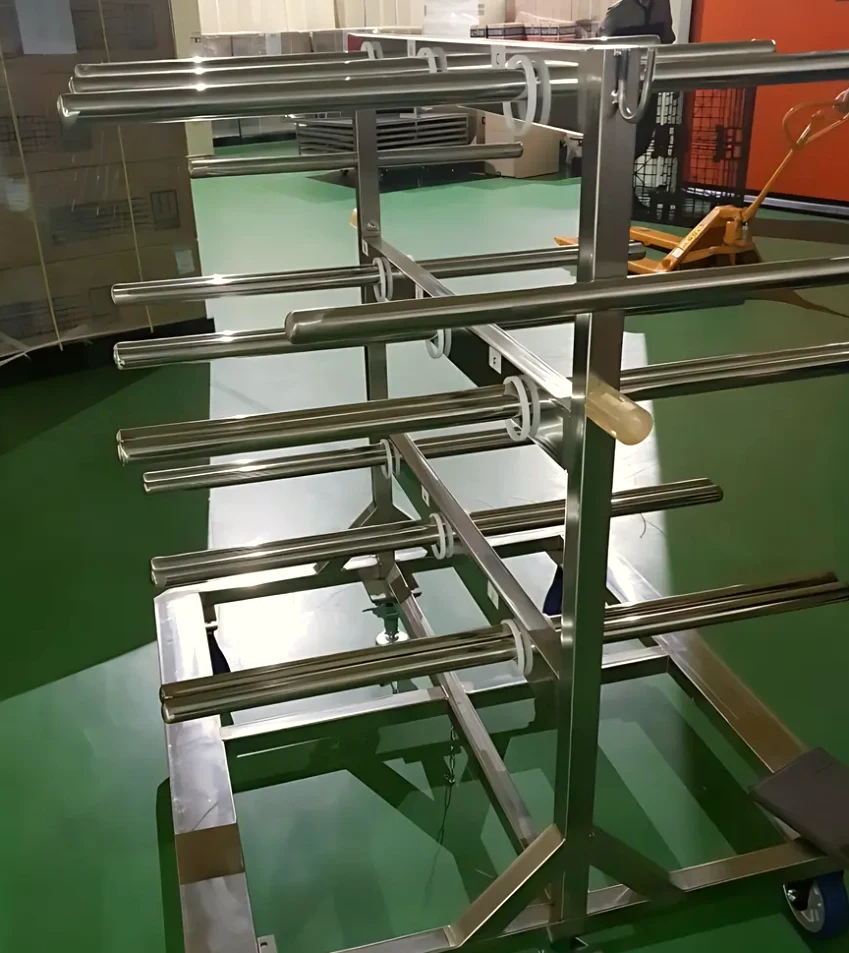 와동 각파이프 프레임 용접 시공 사진 2