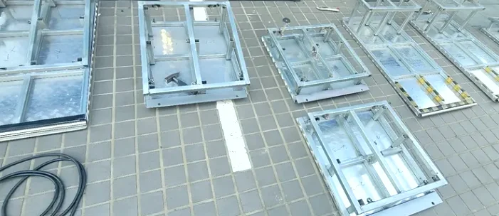 현장 각파이프 프레임 용접 시공 사진 4