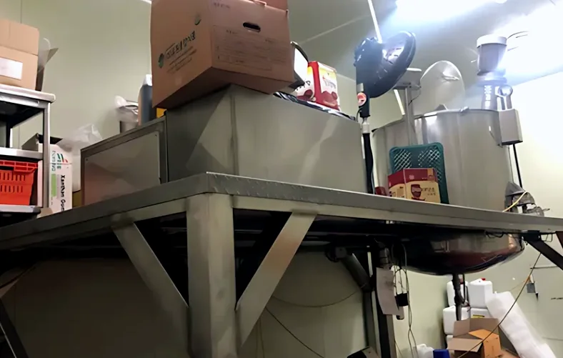 항동6가 각파이프 프레임 용접 시공 사진 1