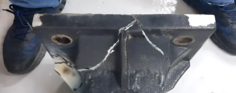 현장 가로등 용접 시공 사진 2