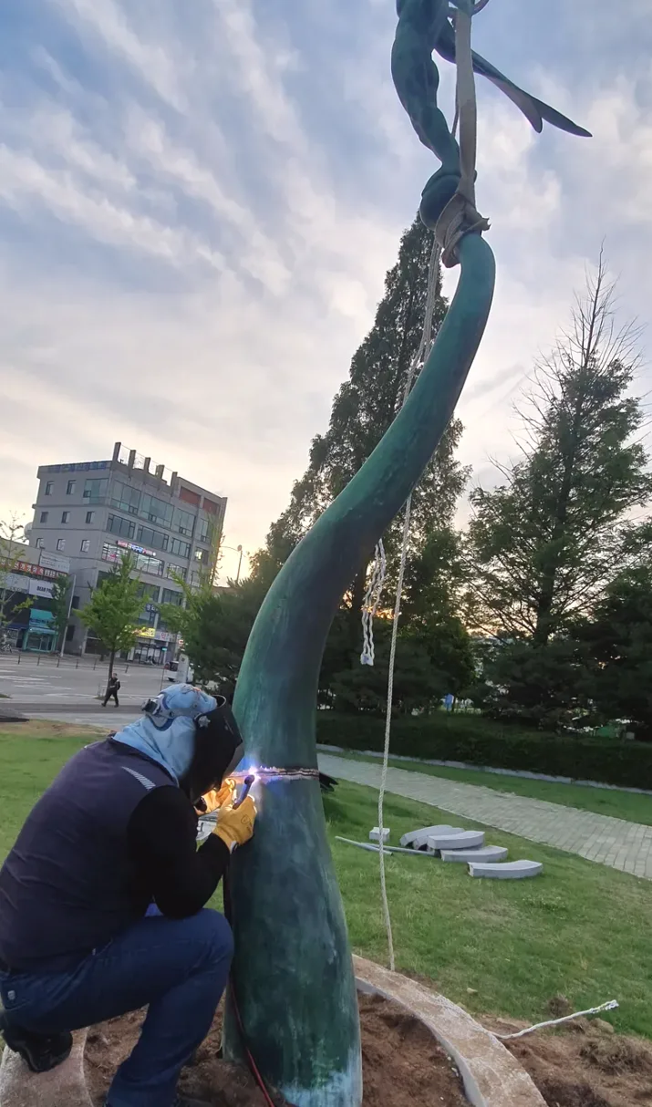 중구 구조물 특수 용접 시공 사진 4