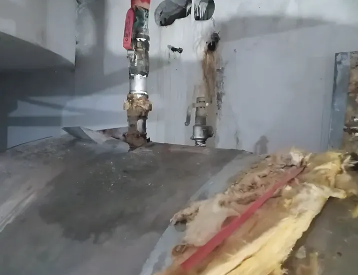현장 온수 탱크용접 시공 사진 3