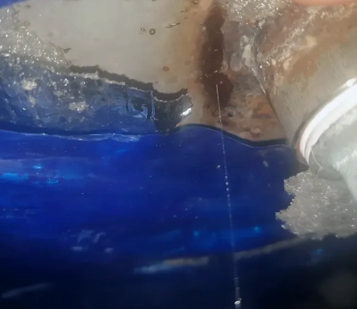 현장 온수 탱크용접 시공 사진 4