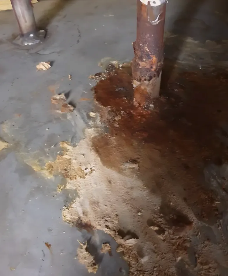 현장 온수 탱크용접 시공 사진 3