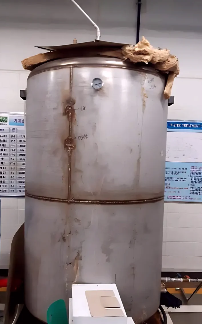 현장 소방 탱크용접 시공 사진 4